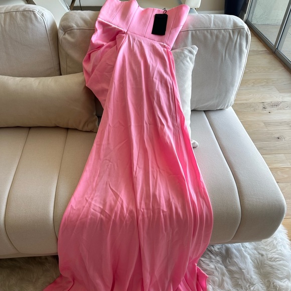 Alex Perry Hudson Strapless Satin-crepe Gown Size small - Picture 14 of 16